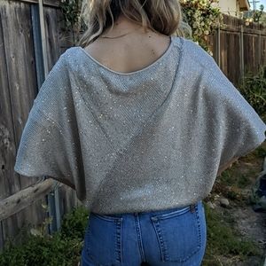 Matty M Sequin Knit Sweater Size S